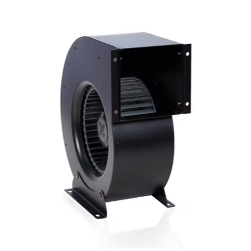 항공 운송 시스템 및 열 교환기를 위한 직접 구동 단일 입구 원심 팬